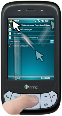 VirtuaMouse One-Hand screenshot